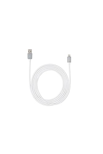 iStore Lightning Sync/Charge Cable, 6.5 Feet, White Grey (ACC96905CAI)