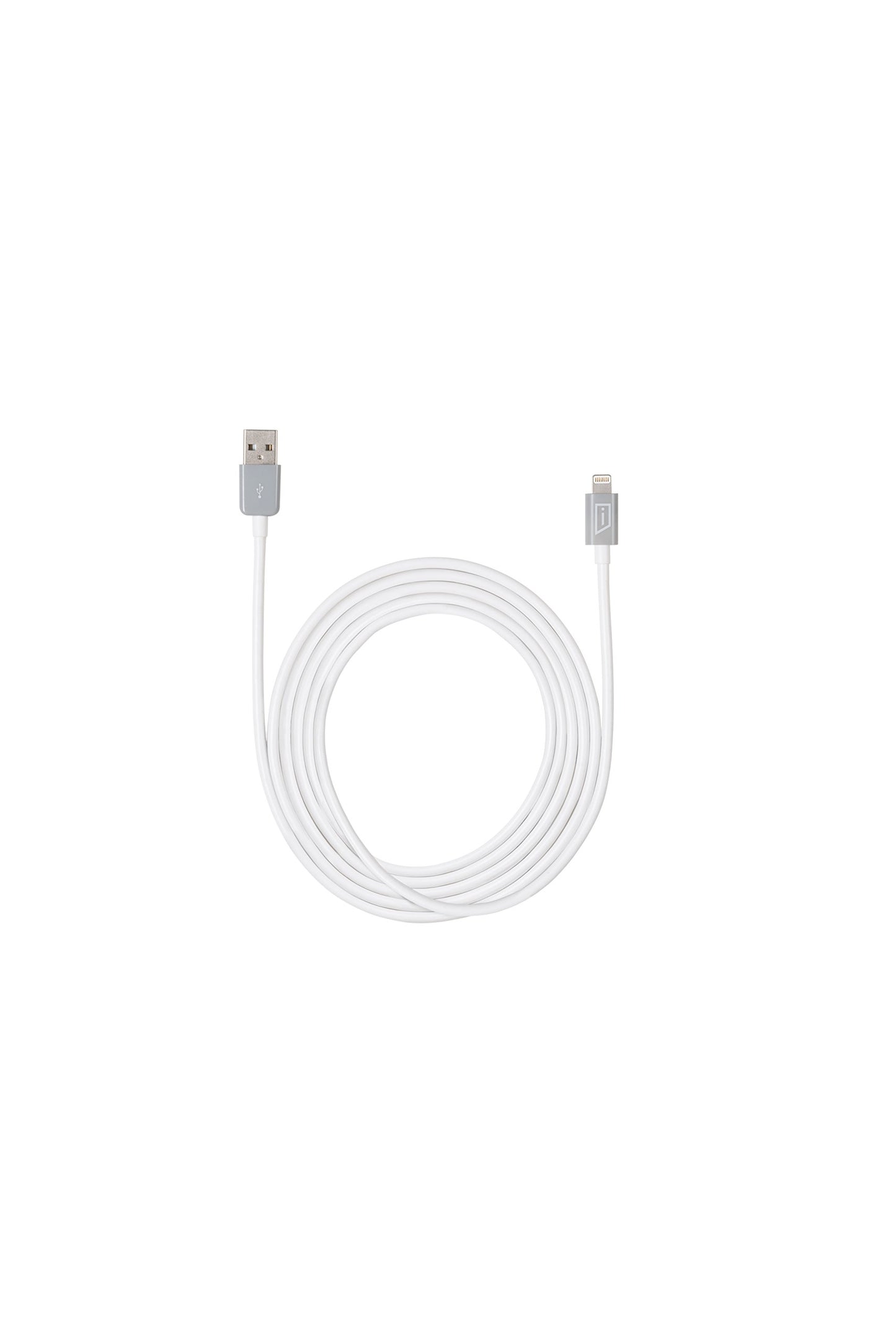 iStore Lightning Sync/Charge Cable, 6.5 Feet, White Grey (ACC96905CAI)