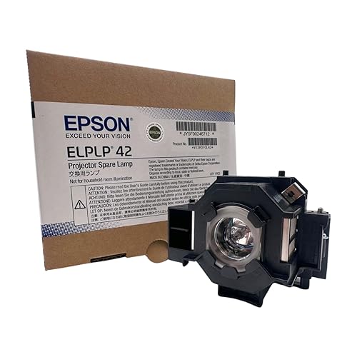 OEM V13H010L42 Lamp & Housing for Epson Projectors - 1 Year Jaspertronics Full Support Warranty!