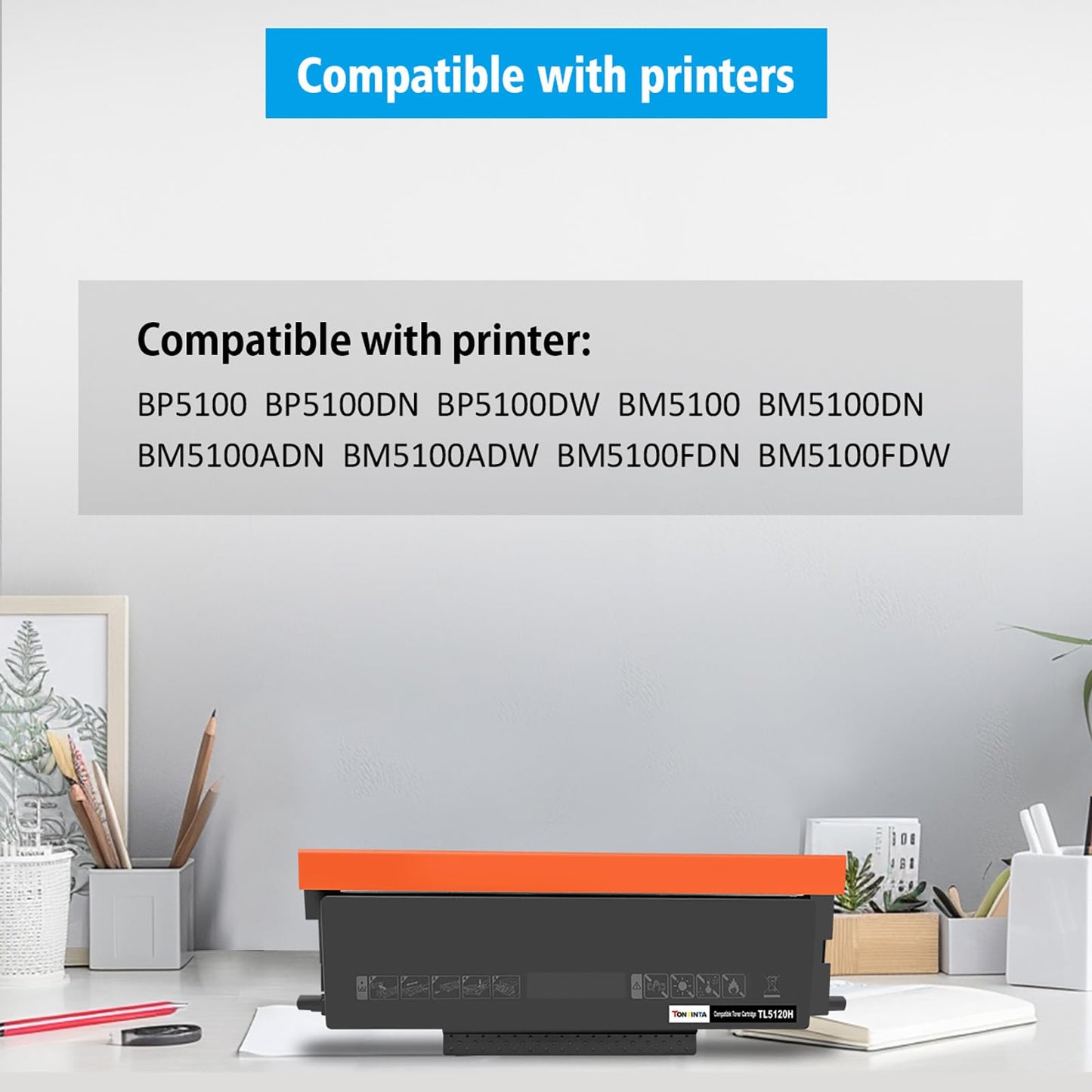 TL-5120H TL5120H ( TL-5120 TL5120 TL-5120X TL5120X ) Compatible Toner Cartridge High Capacity 6000 Pages Black for BP5100 BP5100DN BP5100DW BM5100DN