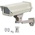 GledeYeTec 14.5" Heavy-Duty Aluminum Outdoor CCTV Camera Housing - Weatherproof Security Camera Enclosure with 360° Adjustable Wall Mount Bracket Kit