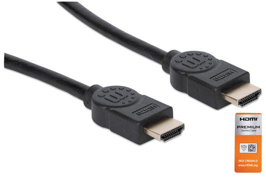 MANHATTAN - Certified Premium High Speed HDMI Cable with Ethernet