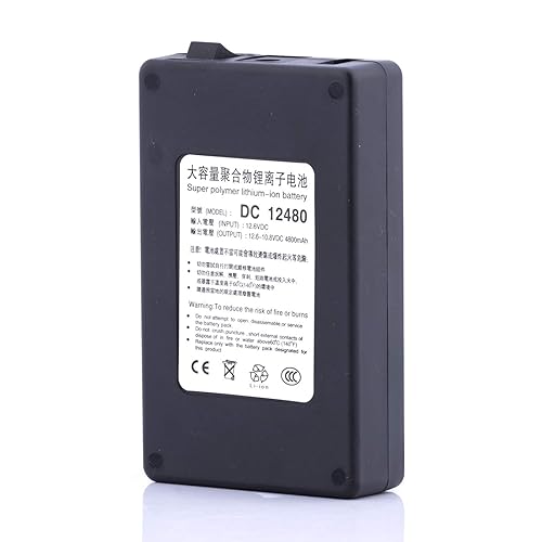 ABENIC 12V Rechargeable 4800mAh Battery Pack Lithium 2A for Camcorders, Video Cameras, Bluetooth and More.Power Supply UPS