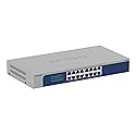 NETGEAR 16-Port Gigabit Ethernet Unmanaged Switch (GS516) - Desktop, Wall, or Rackmount, and Limited Lifetime Protection
