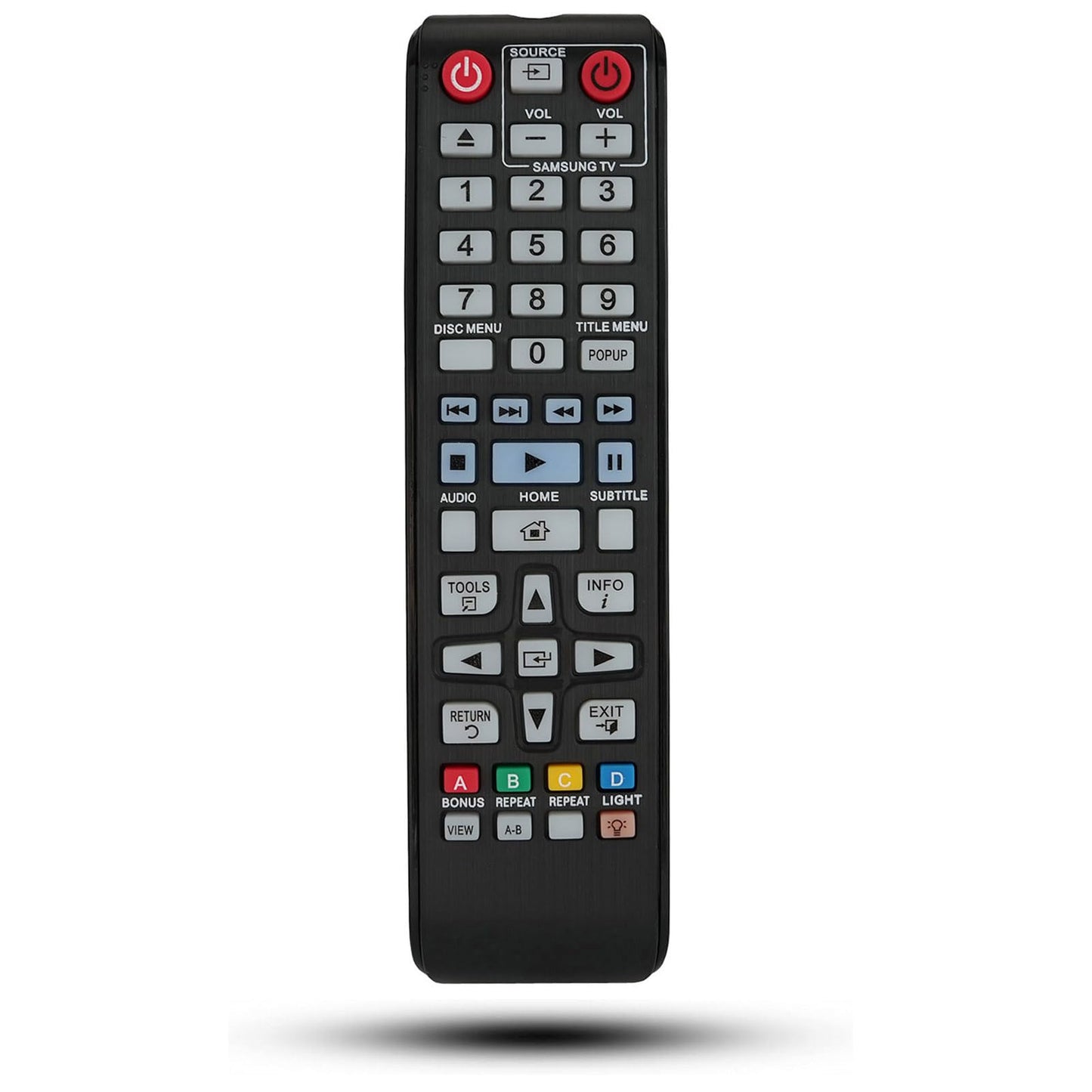 Replacement Remote Controller fit for BD-HM57C BD-F5100 BD-H6500/ZA BD-F5100/ZX Samsung DVD Blu-Ray Player