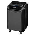 Fellowes LX210 P-4 Micro-Cut Paper Shredder, Jam-Proof Heavy-Duty Paper Shredder for Office, 16 Sheet Capacity, Black