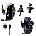 Wireless Car Charger,Phone Mount for Car Wireless Charger,15W Fast Charging Car Phone Holder Mount,Car Wireless Charger Universal Compatibility