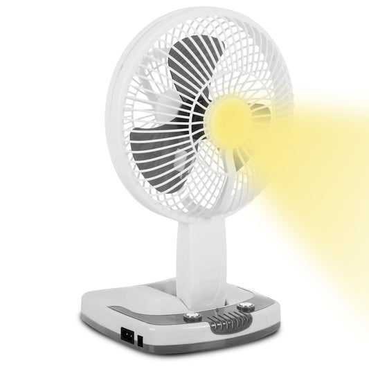 Technical Pro Adventure Series Rechargeable Desk/Wall Fan w/LED Work Lamp