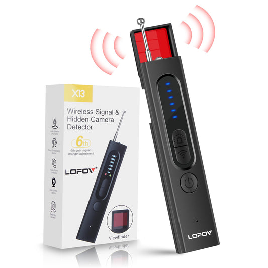 LOFOV Hidden Camera Detectors, Elecvos Anti-Spy Camera Finder Bug Listening Devices Scanner RF Signal GPS Tracker Detector Portable Wireless
