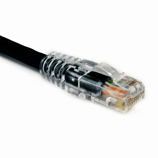 WELTRON 15Ft Cat 5E Black Rj45 Snagless Network Patch Cable - 15Ft Rj45 M/M Category 5E