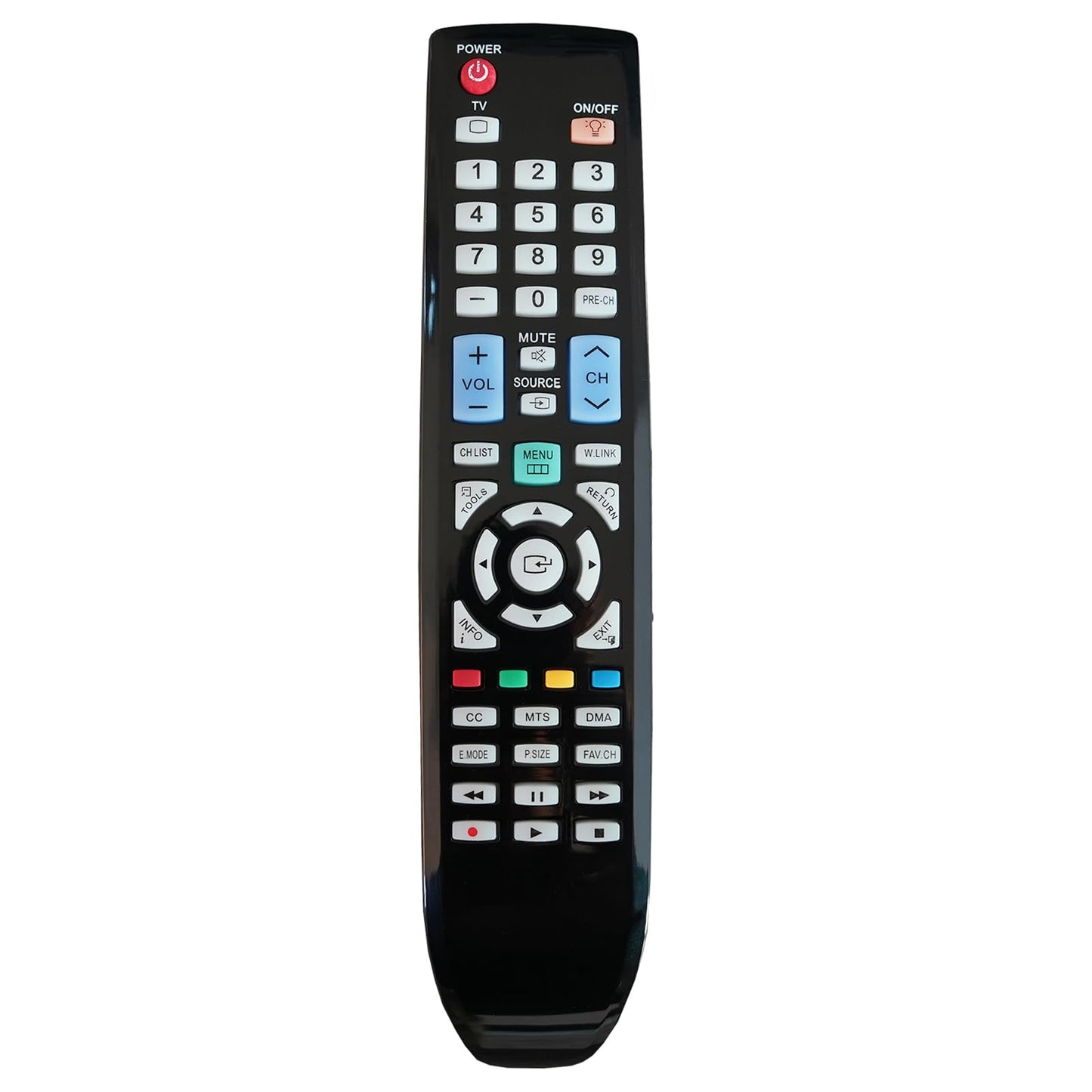 Replaced Remote Control Compatible for Samsung PN63B550T2F LN40B630N1FXZA LN40B530P7F PN50A550S1FXZA LN46B540P8FXZA LN40A550P3FXZX TV
