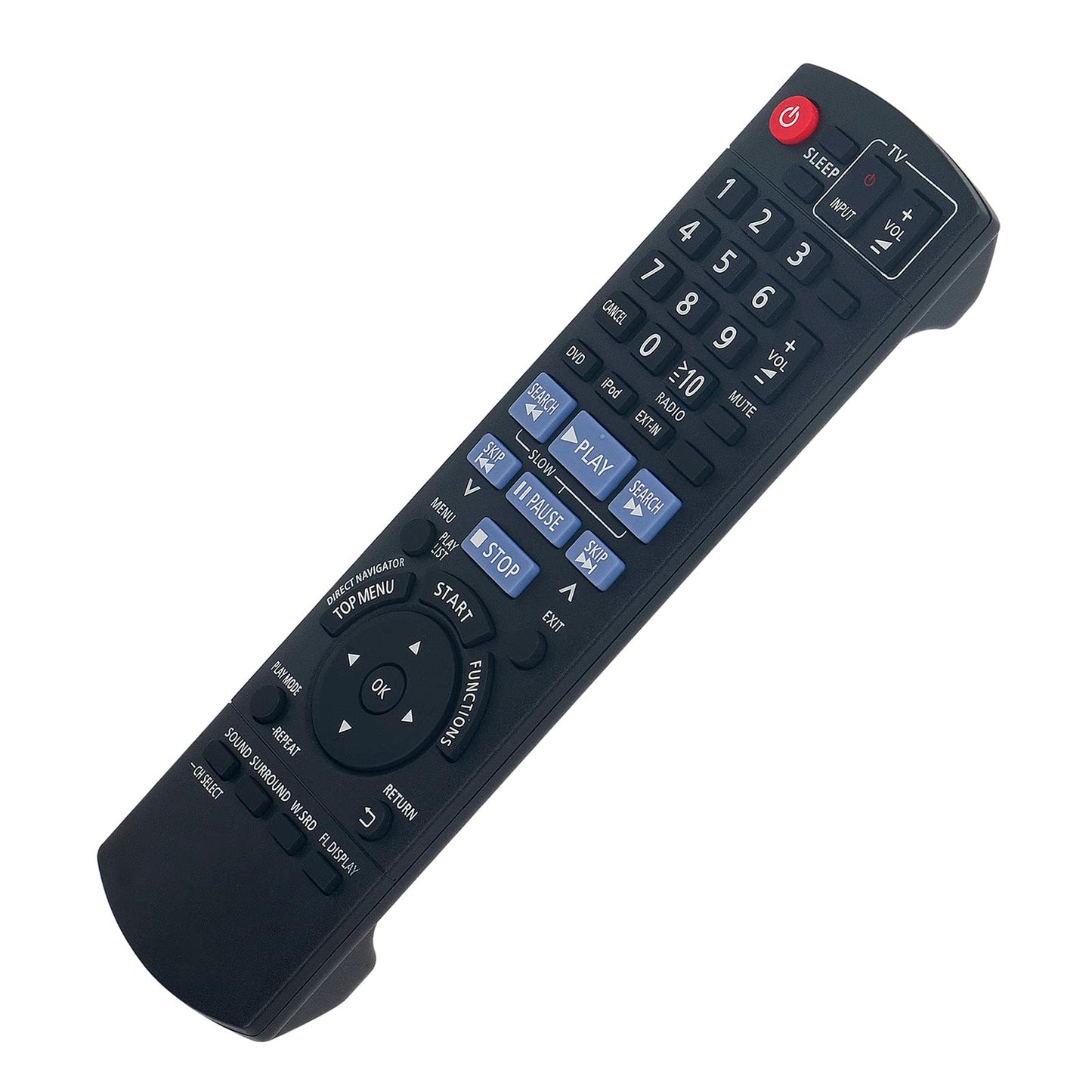 New N2QAYB000514 Replace Remote Fit for Panasonic Home Theater Receiver SC-PT480 SA-PT480 SC-PT480P-K SAP-T480P SCPT480 SAPT480P