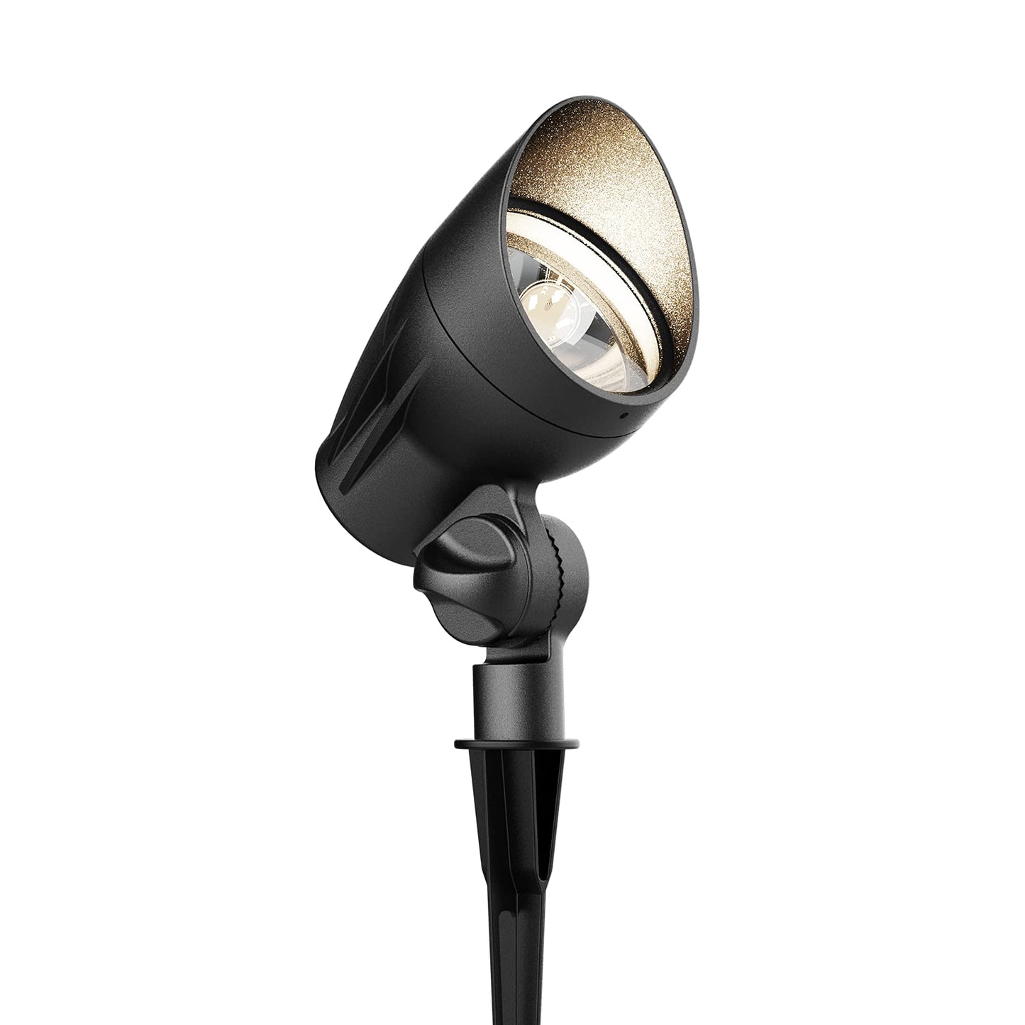 GOODSMANN Low Voltage Landscape Spotlights 5W LED Outdoor Floodlights 2700K Warm White Replaceable LED Outside Hardwired Lighting with Metal Stake