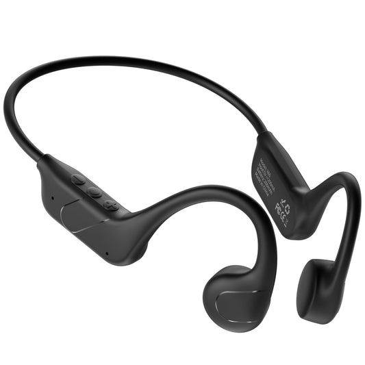 Bone Conduction Headphones Bluetooth 6.0 Open Ear Headphones with Mic, 12H Playtime Wireless Sports Headphones for Running, Cycling, Walking, Gym