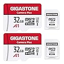 GIGASTONE 32GB Micro SD Card 2-Pack, Camera Plus, MicroSDHC Memory Card for Wyze Cam, Security, Roku, Full HD Video Recording, UHS-I U1 A1 Class 10