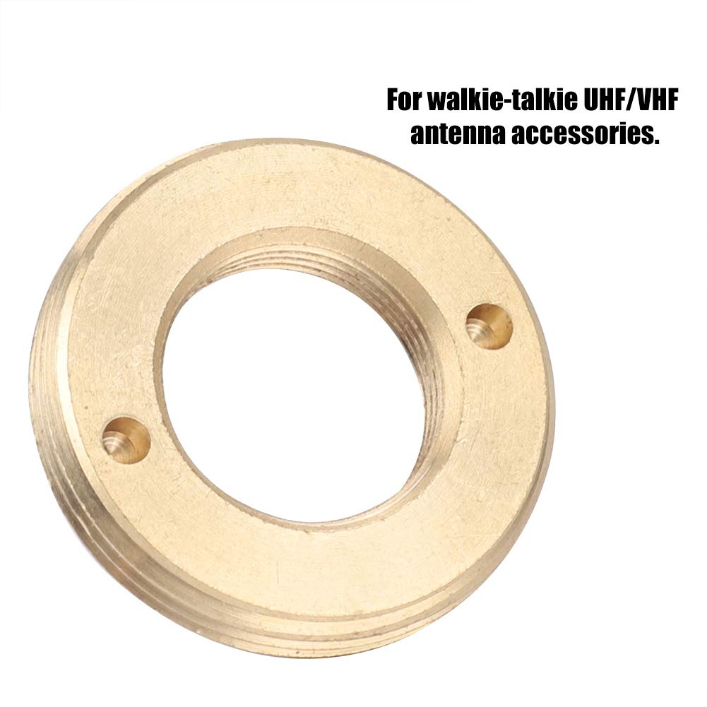 Radio NMO Mount Connector, Brass Wear SO239 Female for UHF/VHF Antennas Walkie-Talkie Accessories