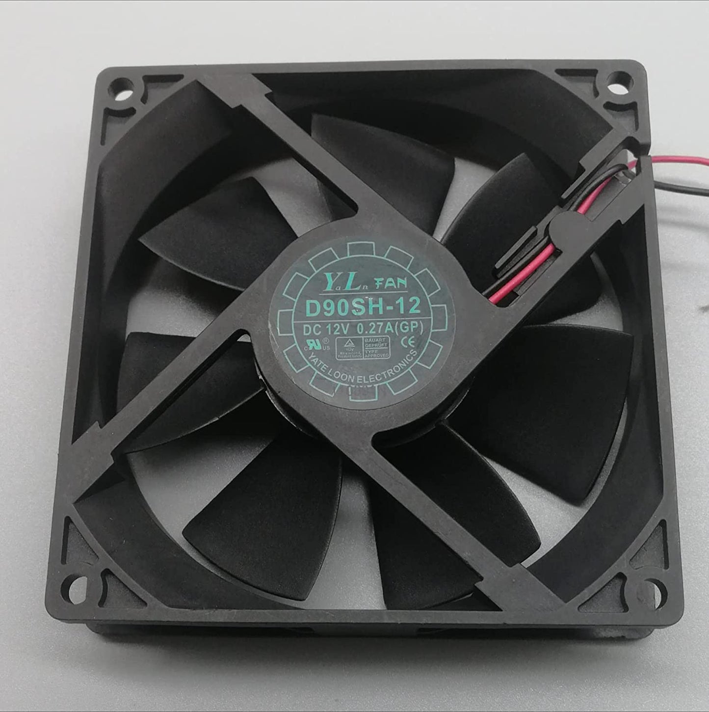 D90SH-12 Fan for D90SH-12 DC12V 0.27A 90×90×25mm Cooling Fan