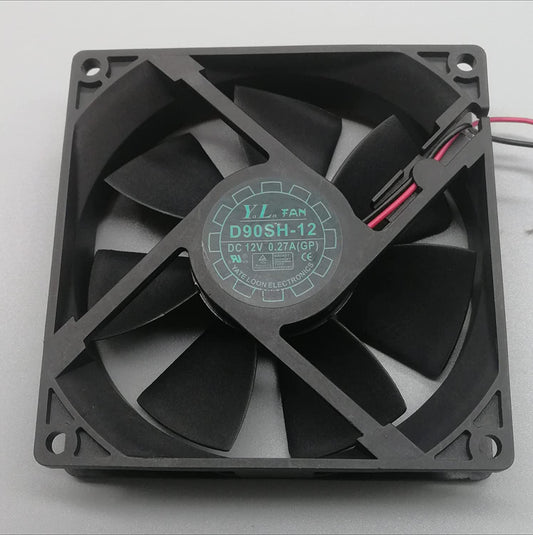 D90SH-12 Fan for D90SH-12 DC12V 0.27A 90×90×25mm Cooling Fan