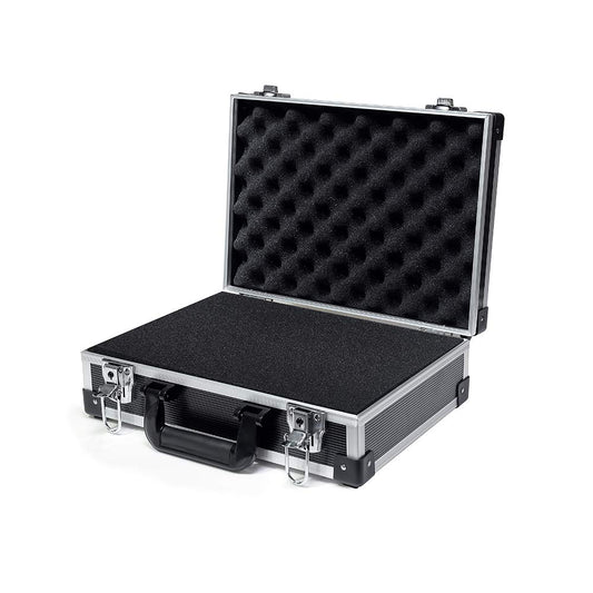 AxiGear 18in Aluminum Hard Case with DIY Customizable Foam Insert (18 x 13 x 5in Interior)