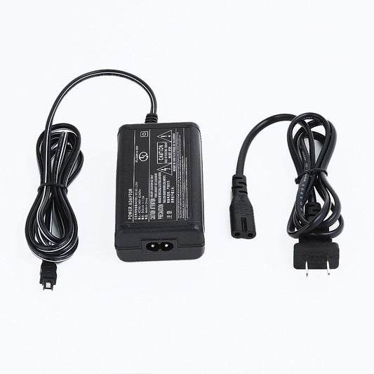 JNSupplier AC DC Adapter Charger w/Power Cord for Sony AC-L200 AC-L200A AC-L200B AC-L200C AC-L200D AC-L200F AC-L200P HandyCam Camcorder