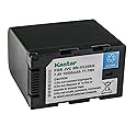 Kastar 1-Pack BN-VC296G 7.4V 10500mAh Li-ion Battery Replacement for JVC BN-VC264G BN-VC296G Battery, JVC AA-VC20 AA-VC20E AA-VC20U Battery Charger