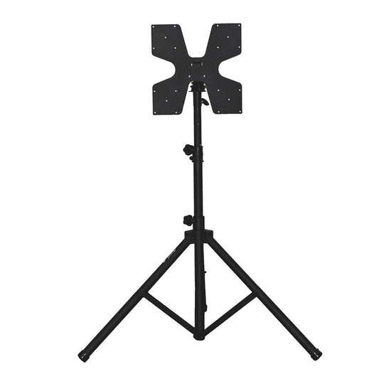 The Audio2000'S AST4214 Patented Heavy-Duty Flat-Panel/TV Monitor Stand with Tripod Legs and Foldable Universal Mount & Hardware Compatible with VESA