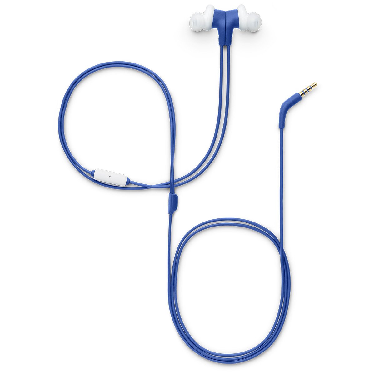 JBL Endurance RUN - Wired Sport In-Ear Headphones - Blue