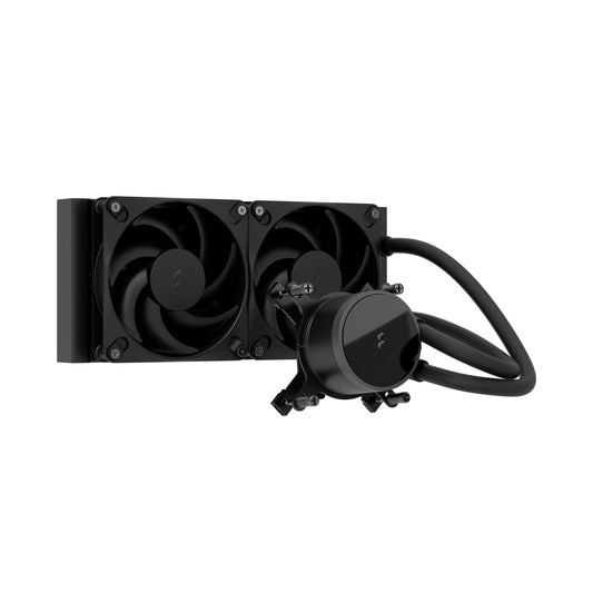 Fractal Design Radius 240, Black - AIO Water Cooling