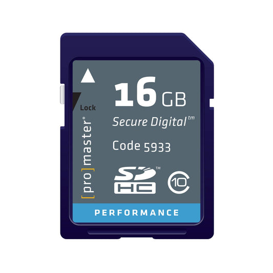 PRO Performance 16GB, SD/HC, Class 10-163x Memory Card