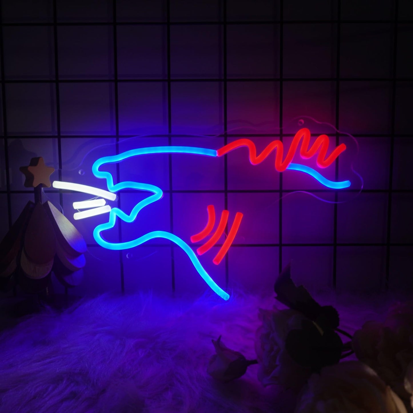 Monster Led Neon Sign, Dinosaur Neon Sign for Wall Decor, Neon Lights for Bedroom Bar Man Cave Game Room Wall Art Decor Boys Birthday Party Gifts