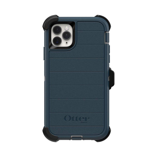 OtterBox Defender Series SCREENLESS Case Case for iPhone 11 Pro Max - Gone Fishin (Wet Weather/Majolica Blue)