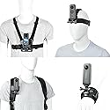 Accessory Kit for Insta360 X5/X4/X3/Ace Pro/Go3S - Action Camera Chest/Backpack/Head Strap Mount Bundle Compatible with GoPro Hero 13-10, DJI Osmo