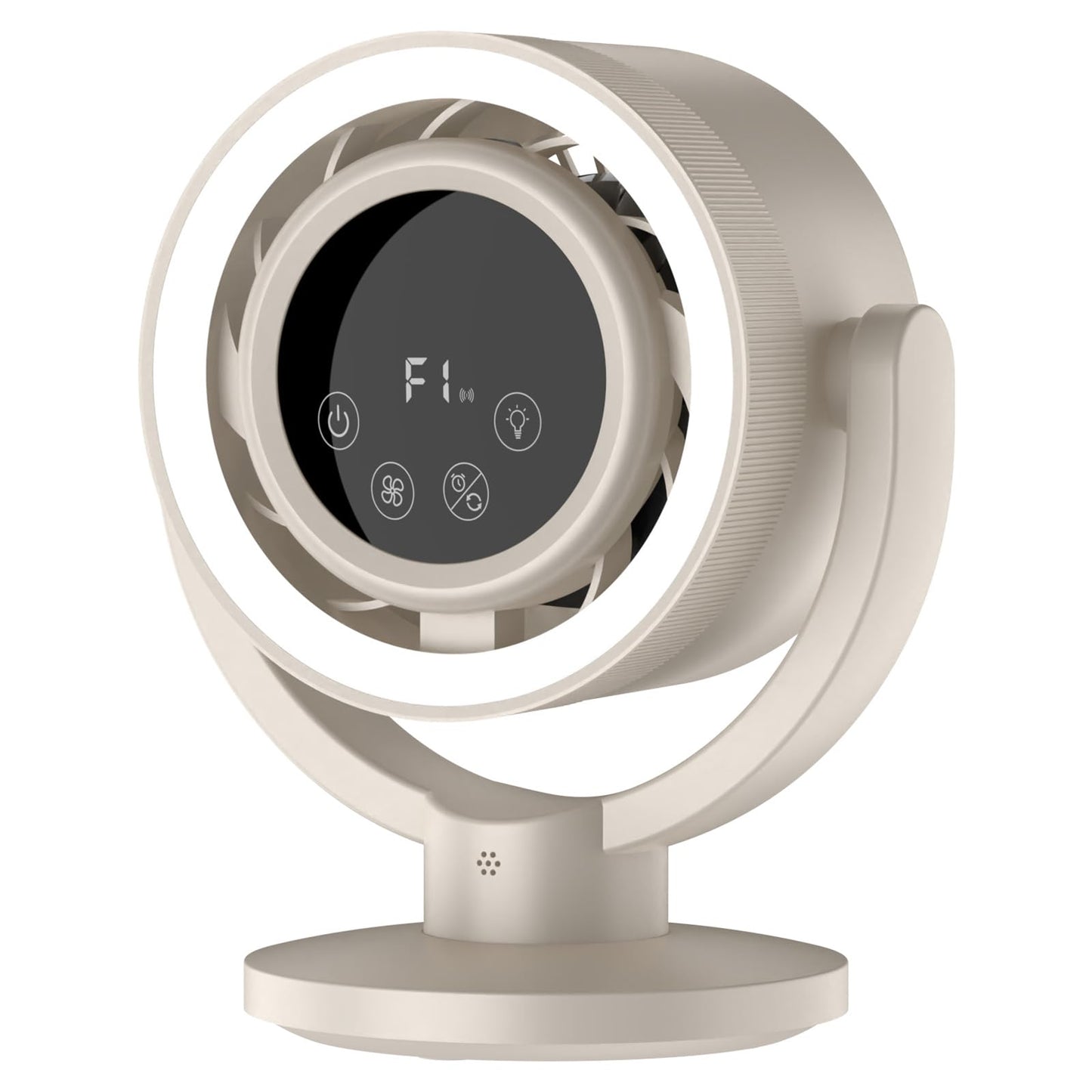 Ultra-Quiet Desk Fan with 4000mAh Rechargeable Battery, portable desk fan,Battery Operated & USB Powered, Low Noise Table Fan with Digital Display