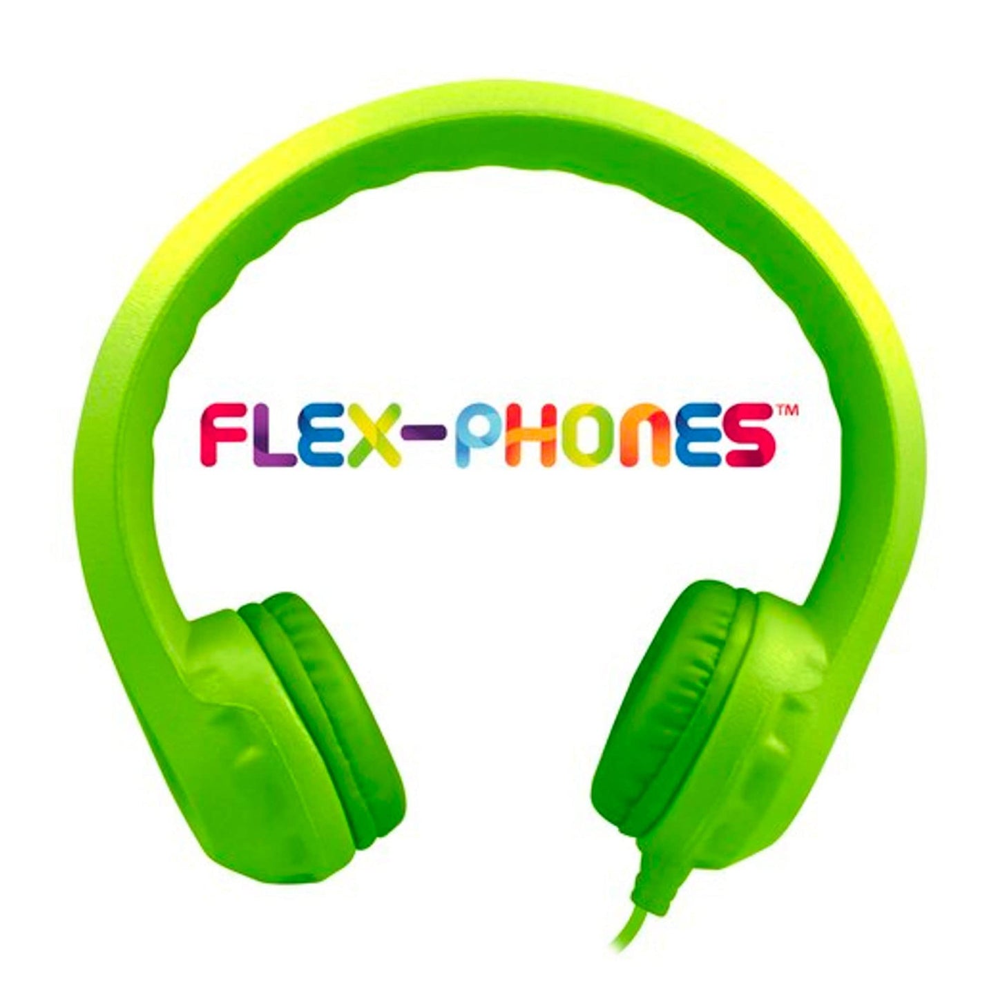 HamiltonBuhl Flex‑Phones Kids Foam Headphones - Durable EVA Foam, Volume‑Limited 85 dB, Chew‑Resistant Dura‑Cord, Safe BPA‑Free Design for Classroom…