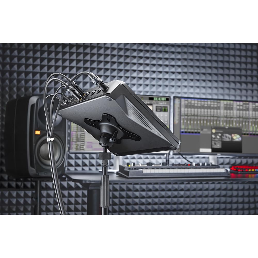 RØDE VESA Mount Adjustable Mounting System for The RØDECaster Pro II for Stable and Adjustable Mounting (75mm and 100mm mounts)