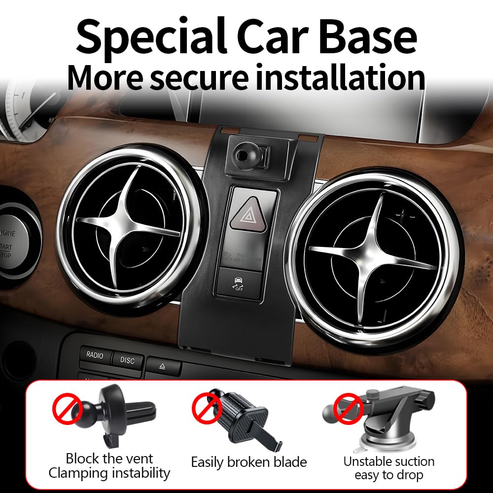 YEGZA Car Phone Holder for Mercedes Benz GLK Class 2013 2014 2015 GLK350 GLK250 Auto Accessories Navigation Screen Bracket Interior Decoration