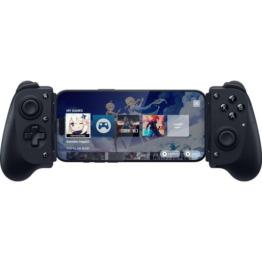 Razer Kishi V3 Gaming Controller for iPhone 15, 16, 17 Series & Android: Full Sized TMR Thumbsticks - Dual Back Buttons - Fits Most Phone Cases - PC