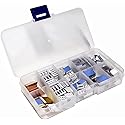 Pastall 100 PCS (8 Different Sizes) Heatsink Kit with Conductive Adhesive Tape, Aluminum Heat Sinks Cooler and Copper Heat Sink for Raspberry Pi A B