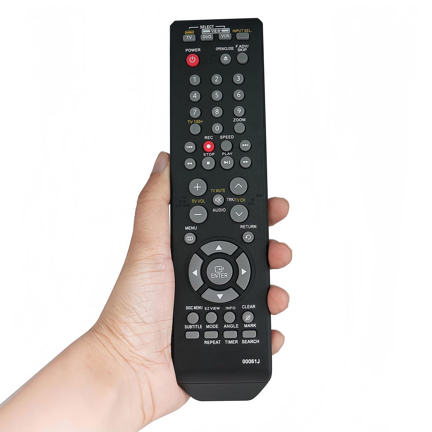 Replacement Remote Control Compatible for Samsung DVDV9700 DVD-VR325 DVD-V3500 DVD-V3600 DVD-V3650 DVD VCR Combo Player Recorder