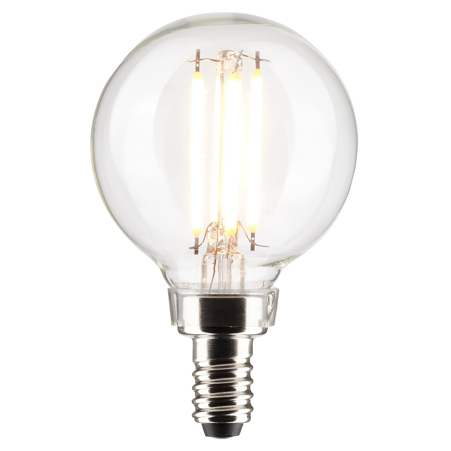 Satco 20524-5.5G16.5/LED/CL/927/120V/E12 S21209 Globe Style Antique Filament LED Light Bulb