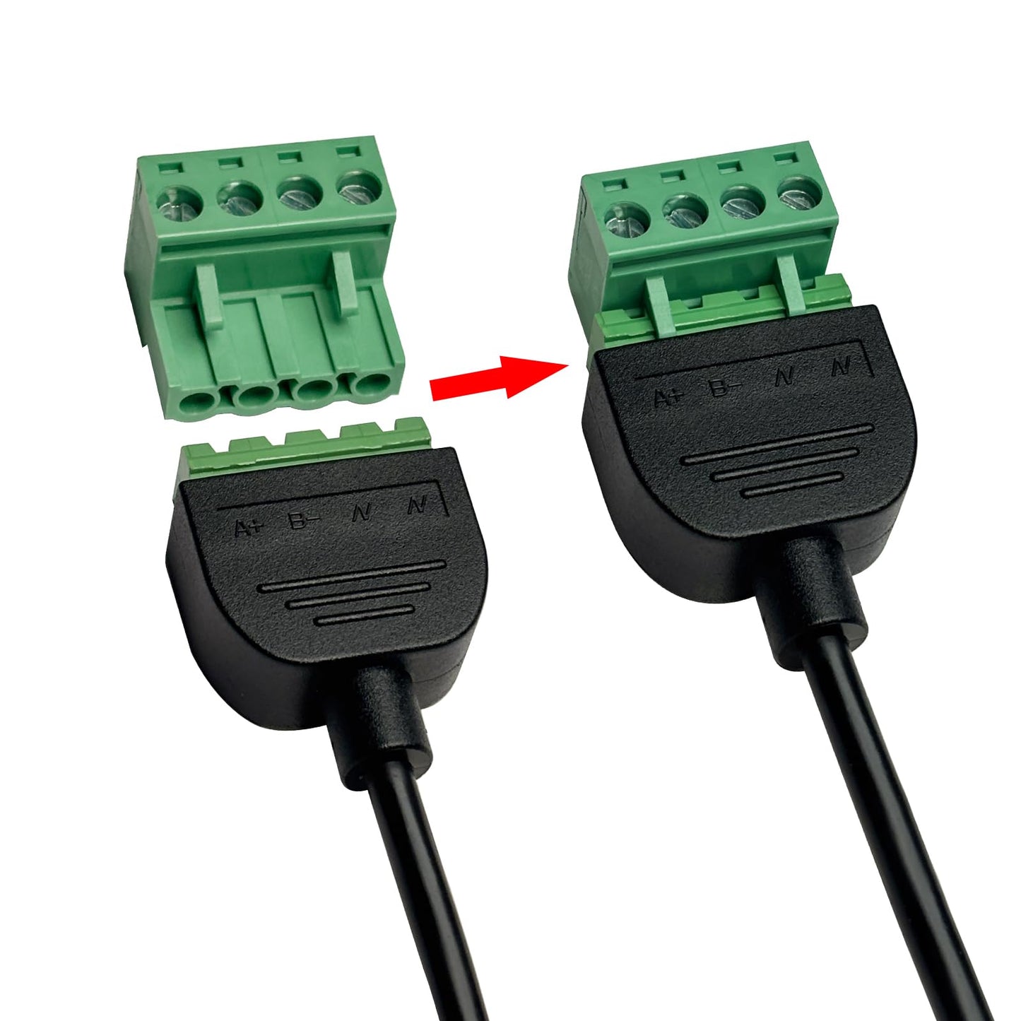 DSD TECH SH-U14 USB to RS485 Cable Built-in FTDI chip with Terminal Board 1.8M/5.9FT