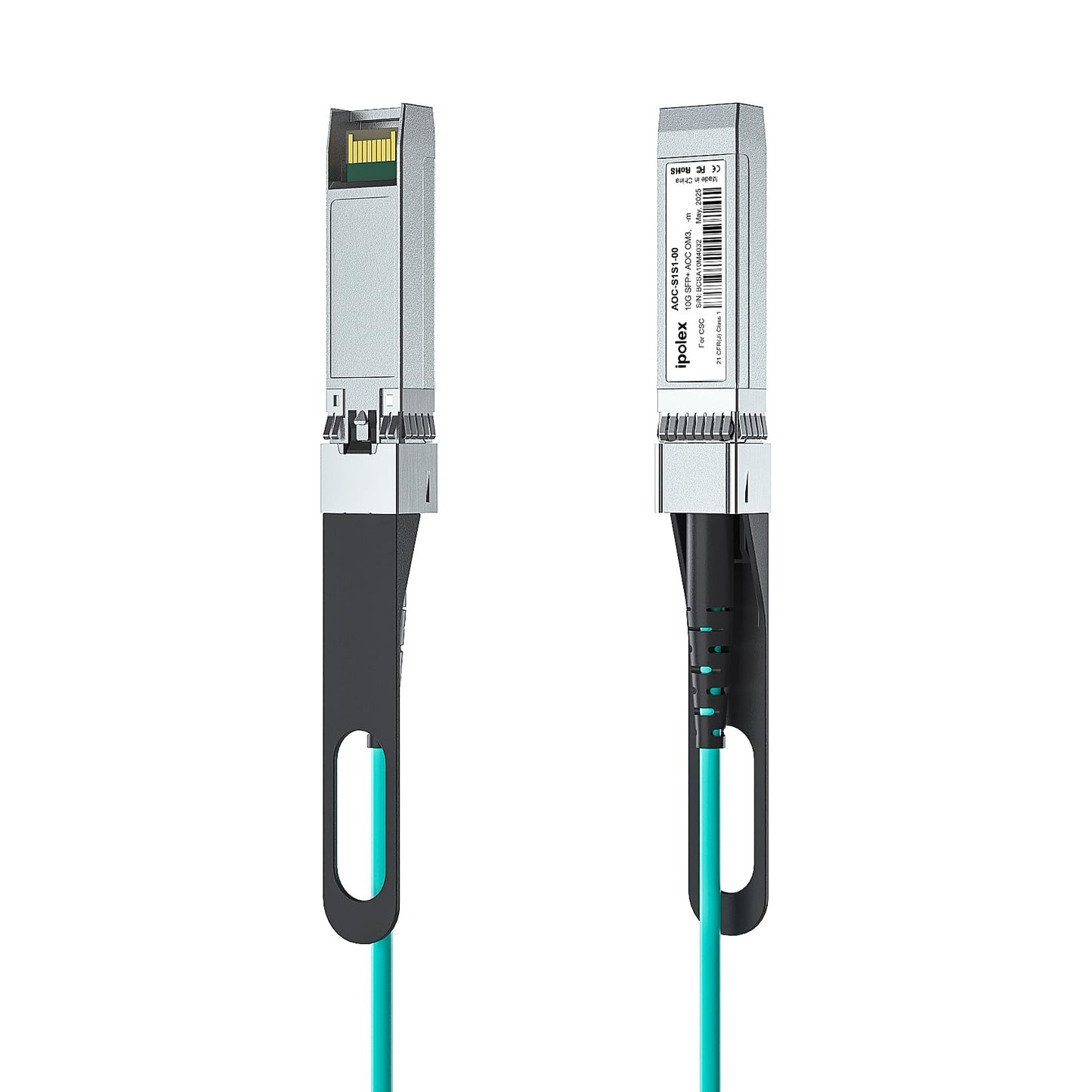 ipolex 10G SFP+ AOC - 10GBASE Active Optical Cable, OM3 MMF Direct-Attach Fiber Cable with SFP+ Transceivers, for Cisco SFP-10G-AOC5M, Ubiquiti UniFi