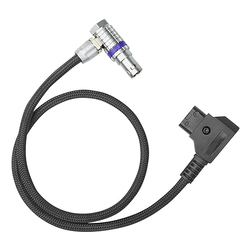 RED® Komodo X V-Raptor Ronin 4d Video Transmitter Power Cable Protected with Techflex Braid 19.3 inches
