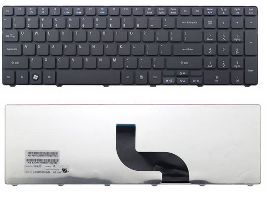 New Laptop Keyboard Replacement for Acer Aspire MS2286 MS2278 MS2261 MS2265 MS2309 MS2310 MS2277 US Black Color