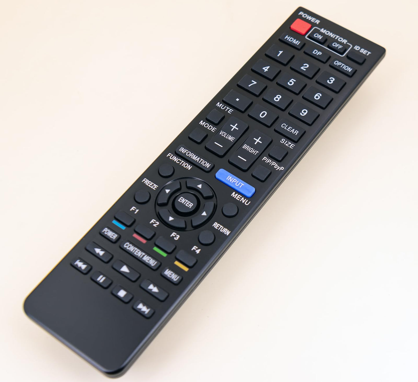 Replacement Remote Control PN-ZR02 for Sharp Display LCD Monitor PN-M401 PN-M501 PN-R426 PN-R496 PN-R556 PN-R606 PN-R706 PN-V701