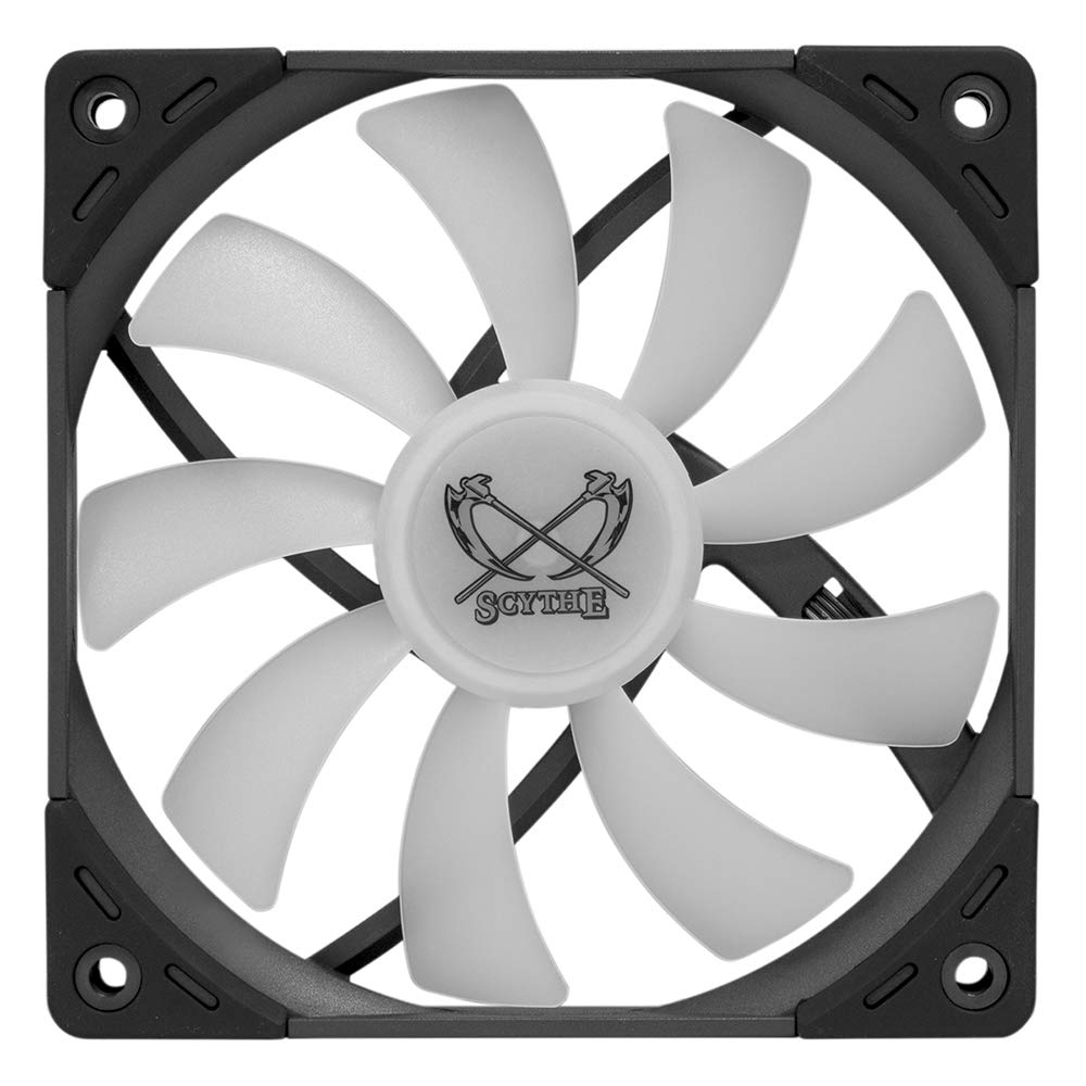 Scythe Kaze Flex II 120 Slim PWN Premium Slim PC Fan,120mm x 15mm, Fluid Dynamic Bearing, 4-Pin Connector (Kaze Flex Slim RGB, 1800RPM)