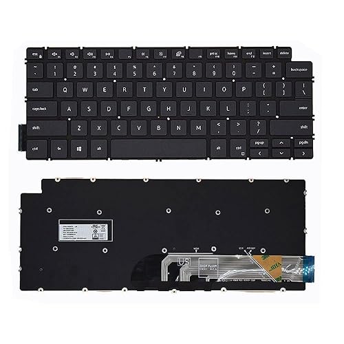 Laptop Replacement Keyboard Compatible for Dell Vostro 14-3400 3401 3402 490.0GD07.0D0A NSK-QE0BW/C US Layout Black (No Backlit)