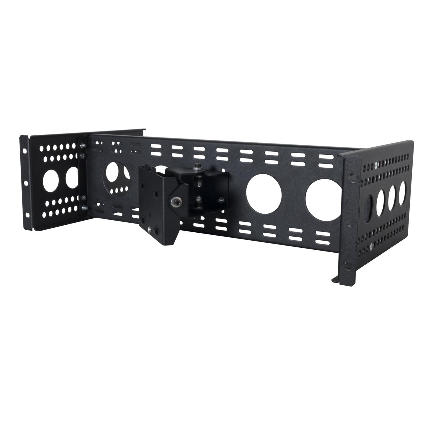 RackSolutions Universal Rack Mount Monitor VESA Swivel Steel Bracket