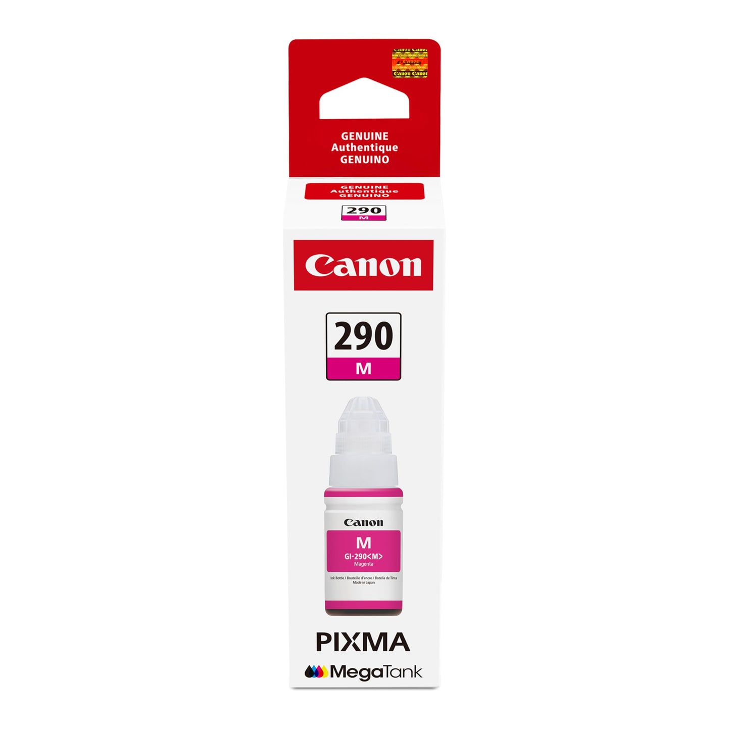 Canon GI-290 Genuine Magenta Ink Tank, Compatible with Megatank G4200, G3200, G2200, G1200, and G4210 Printers