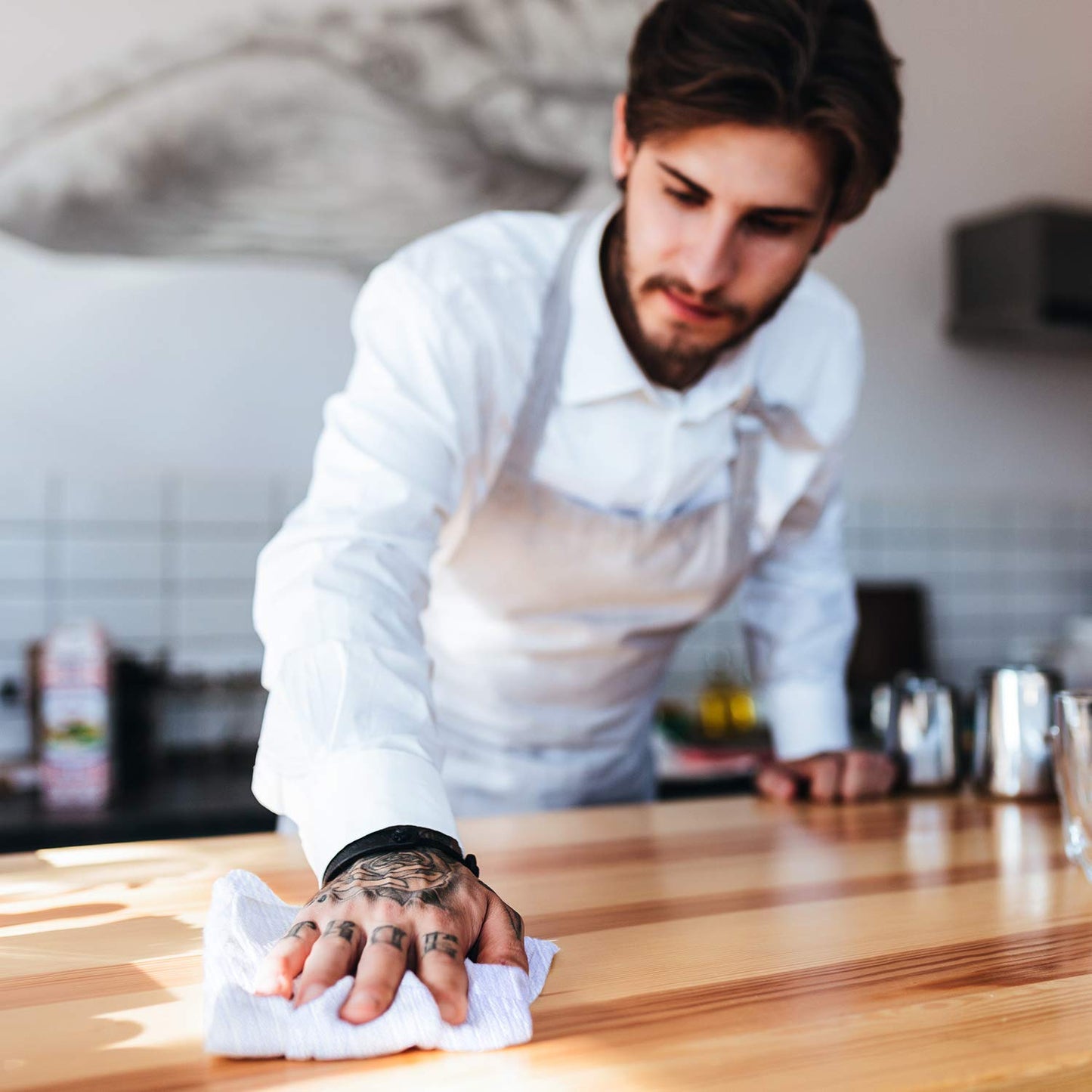 Utopia Kitchen 12-Pack White Flour Sack Towels – 28x28”, 100% Cotton, Highly Absorbent Tea & Dish Cloths for Cleaning & Drying